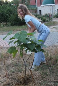 Тираспольская фото-модель Саманта в парке Кирова