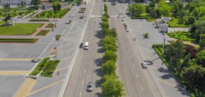 Деревья на площади Тирасполя