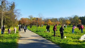 Высадка деревьев в парке Кирова (ПМР)