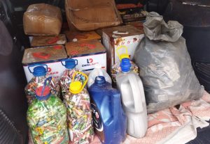 40 кг батареек в машине Игоря