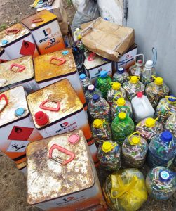 Вывоз батареек на сорт. линию Тирасполя.