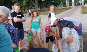 Волонтеры Приднестровья на акции "Полей меня"