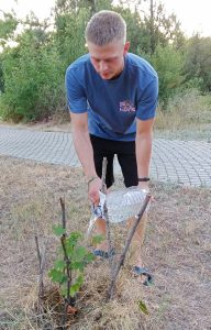 Волонтер ПМР на акции Полей меня - Максим