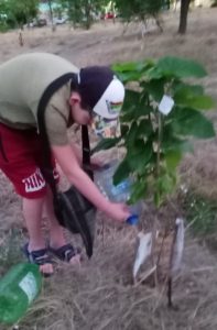 Волонтер ЭкоПМР - мальчик Павел