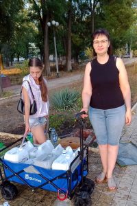 Волонтер Анна с Тирасполя