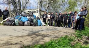 ГСИН - уборка берега Днестра от мусора